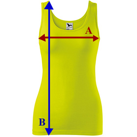 Top damski Malfini F48 rozmiary